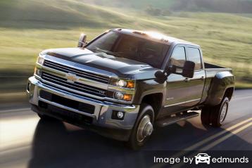 Insurance rates Chevy Silverado 3500HD in Chicago