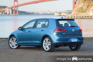 Insurance rates Volkswagen Golf in Chicago